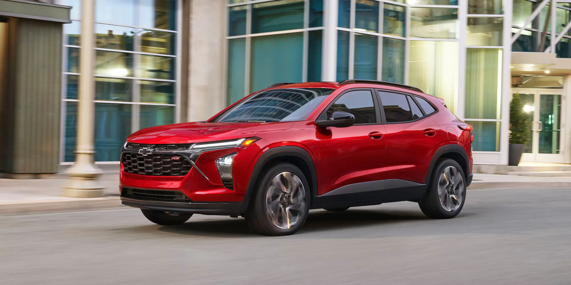 2026 Chevrolet Trax driving down city street