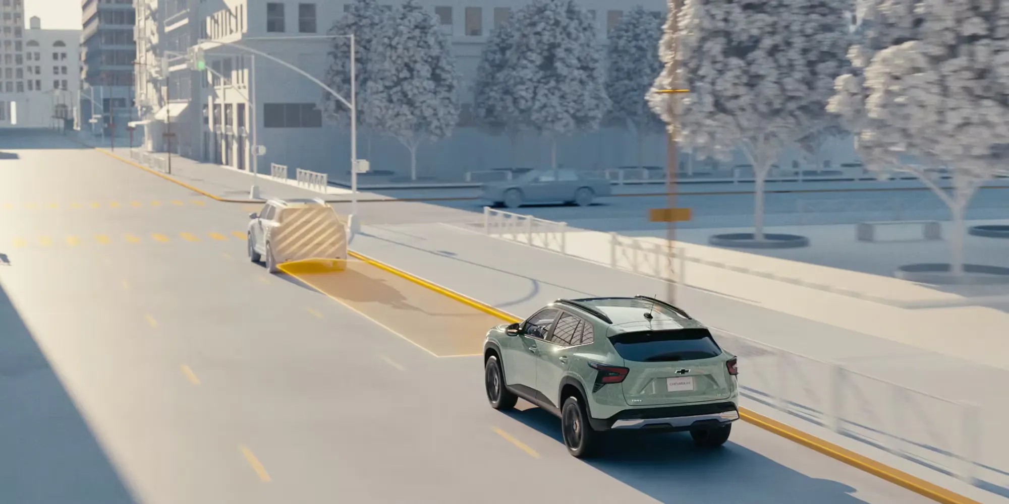 2026 Chevrolet Trax forward collision safety graphic